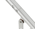 VW Bus Front Safari Windows, 14-Gauge Steel Chrome, 1955-67