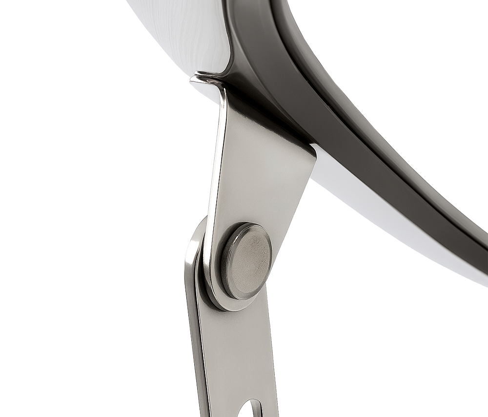 VW Beetle Rear Safari Window, 14-Gauge Chrome Steel, 1958–64