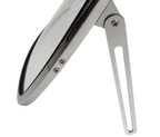 VW Beetle Rear Safari Window, 14-Gauge Chrome Steel, 1958-64