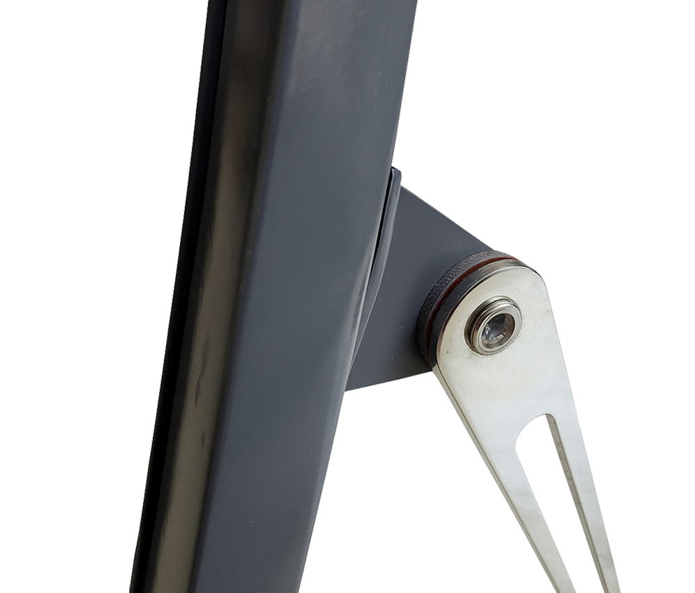 VW Beetle Front Safari Windows, Slightly Curved, 14-Gauge Bare Steel, 1965–72