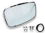 VW Beetle Rear Safari Window, 14-Gauge Chrome Steel, 1965-72